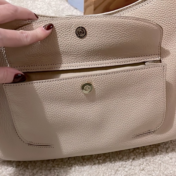 Nordstrom Nude/Beige Handle & Crossbody Purse ✨ - Picture 6 of 15